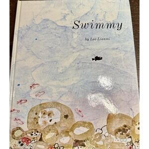 Leo Lionni Swimmy Childrens Hardcover Book Kids OS Blue Excellent Kohls Cares